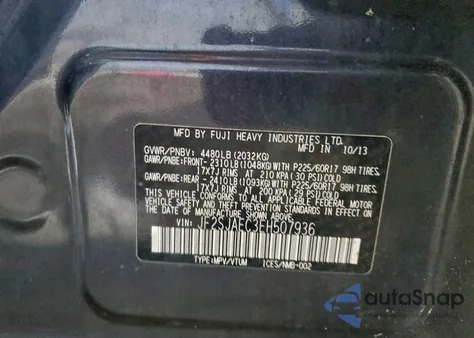 2014 Subaru Forester 2.5I Premium from USA, damaged, VIN JF2SJAEC3EH507936